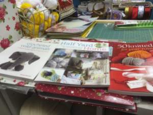 Something to read???  We have books on Knitting, Crochet, Sewing, Quilting, Patchwork, Felting and paper crafts.